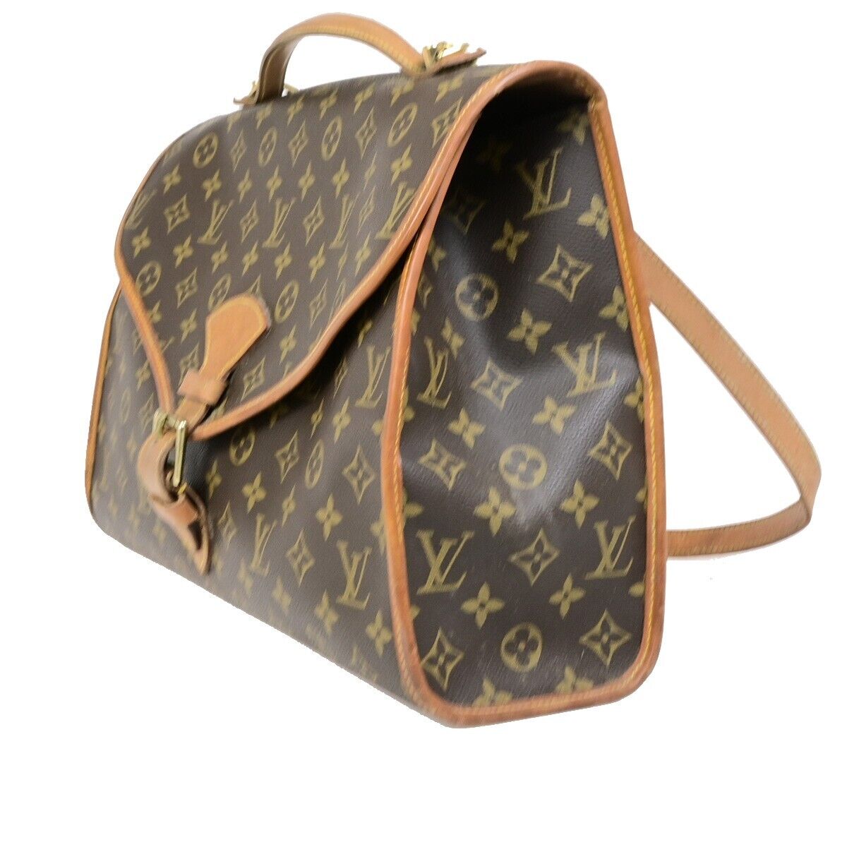 LOUIS VUITTON Beverly Hand Bag Briefcase Monogram Leather Brown M51121 81EB853