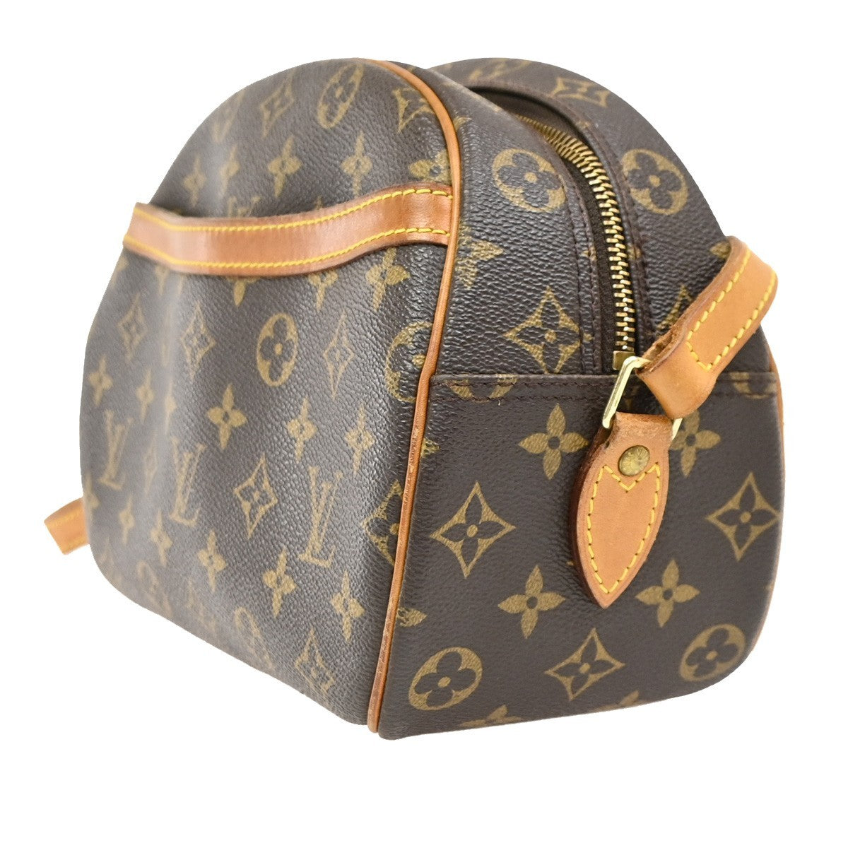 LOUIS VUITTON Blois Crossbody Shoulder Bag Monogram Leather Brown M51221 88MA014