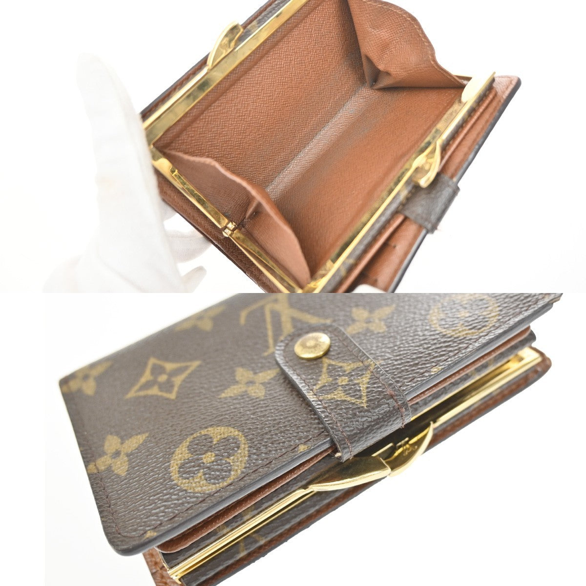 LOUIS VUITTON Portefeuille Viennois Bifold Wallet Monogram Brown M61674 30CA991