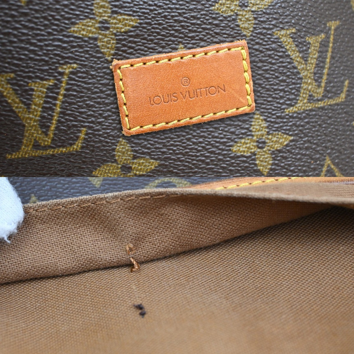 LOUIS VUITTON Saumur 35 Shoulder Bag Monogram Leather BN France M42254 87KC044