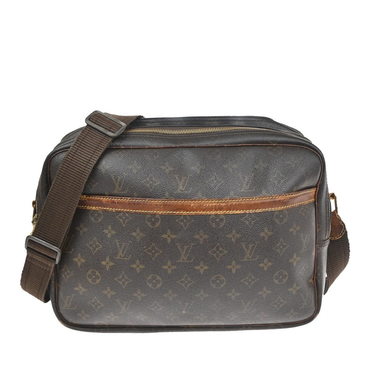 LOUIS VUITTON Reporter GM Crossbody Shoulder Bag Monogram Leather M45252 69KC877
