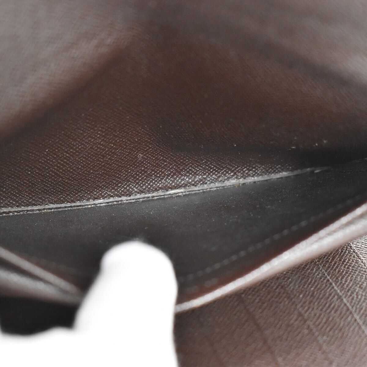 LOUIS VUITTON Tresor Etui Papier Trifold Wallet Damier Leather BN N61202 62YB756