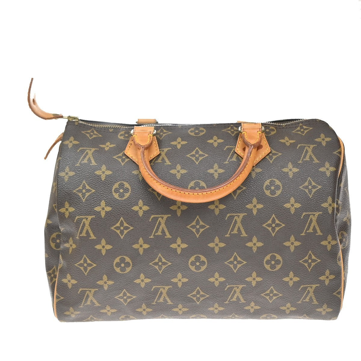LOUIS VUITTON Speedy 30 Travel Hand Bag Monogram Leather Brown M41526 12YJ244