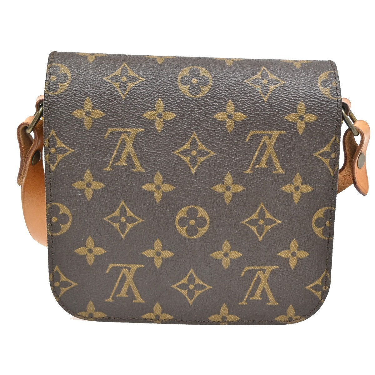 LOUIS VUITTON Mini Cartouchiere Shoulder Bag Monogram Leather BN M51254 62TA010