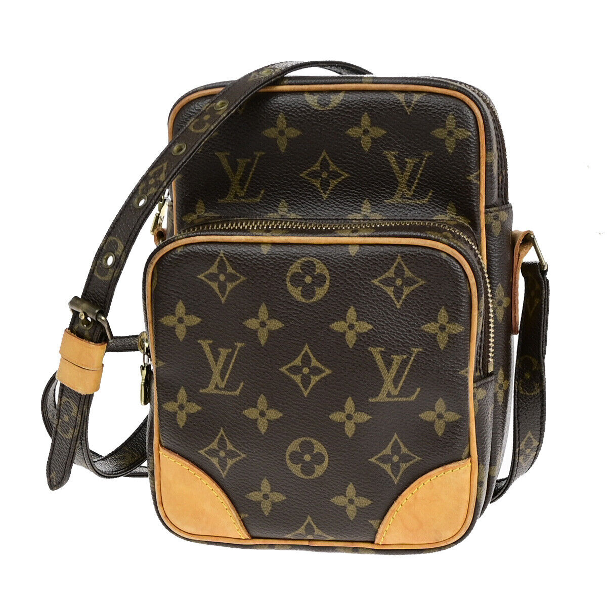 LOUIS VUITTON Amazon Crossbody Shoulder Bag Monogram Leather BN M45236 16SJ032