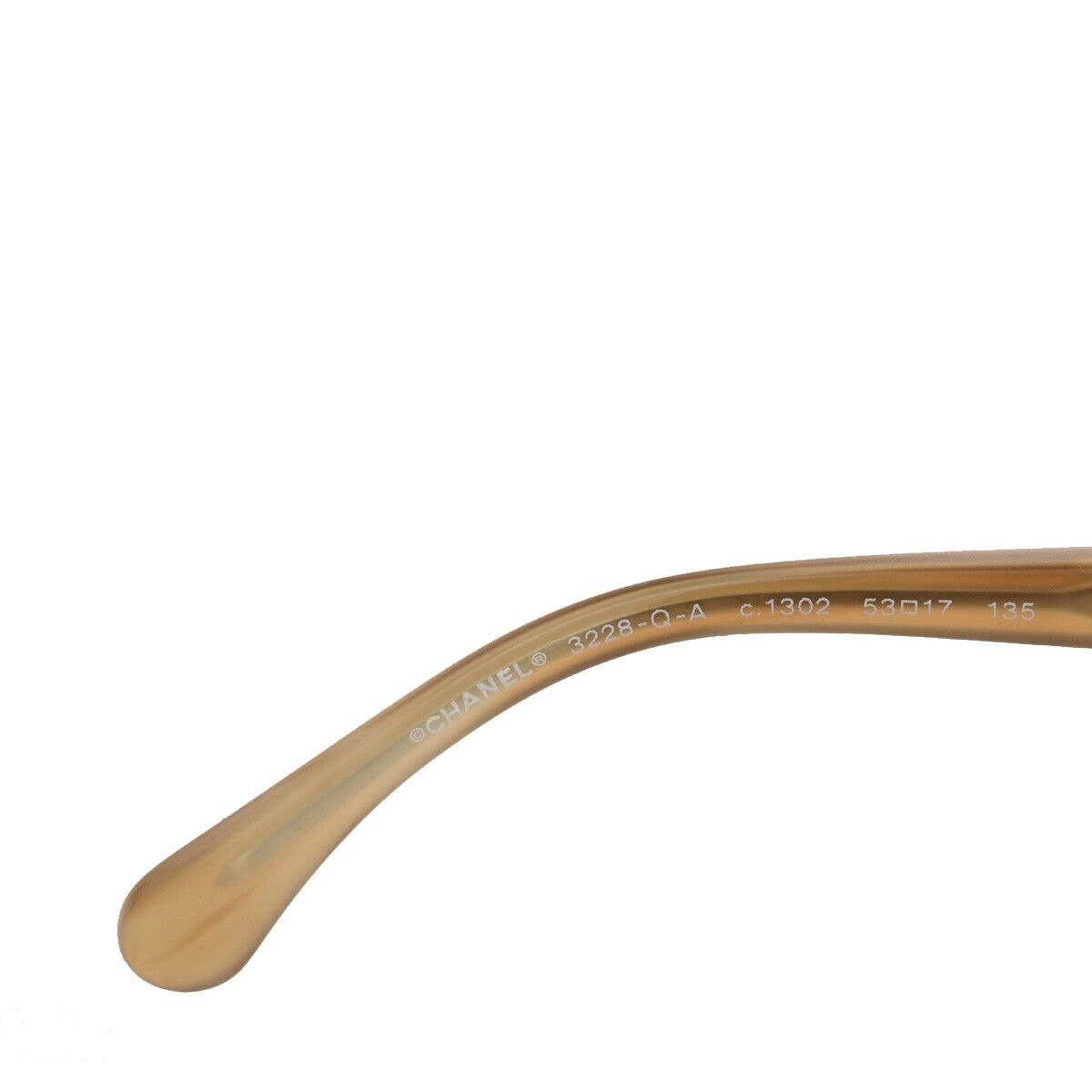 CHANEL CC Logo Matelasse Glasses Eye Wear Plastic Leather BN 3228 Italy 60KA331