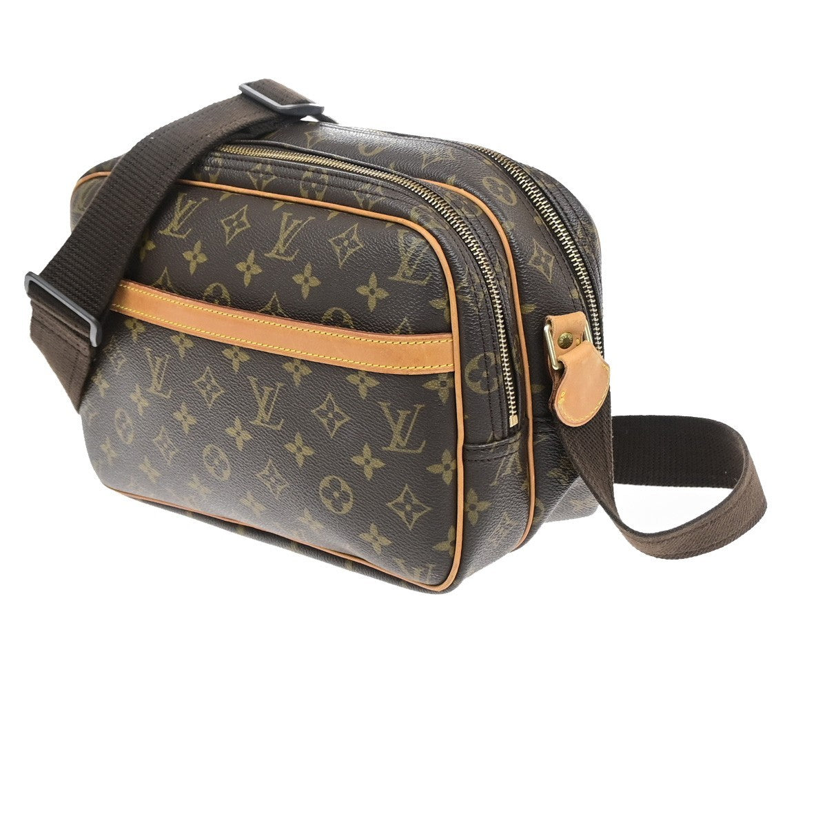 LOUIS VUITTON Reporter Crossbody Shoulder Bag Monogram Leather BN M45254 35MA707