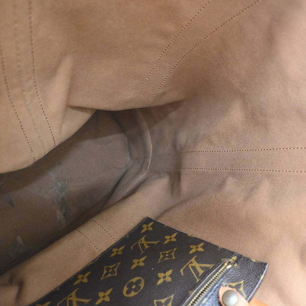 LOUIS VUITTON LV Randonnee GM Shoulder Bag Monogram Leather Brown M42244 83PA110