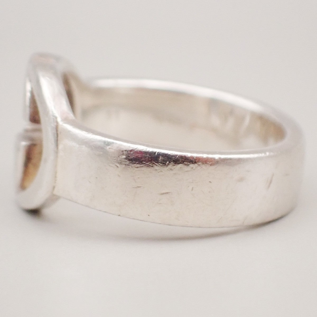 GUCCI GG Logo  Ring Silver 925 Italy Size JP 11 US 6 01TA472