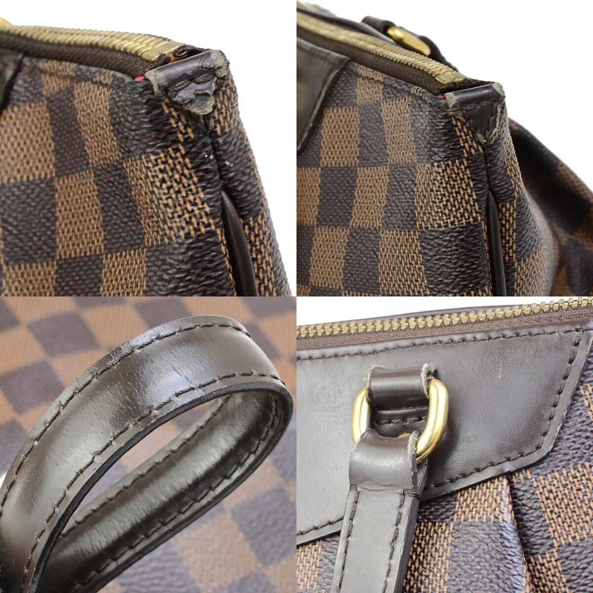LOUIS VUITTON  Westminster GM Shoulder Bag Damier Ebene Leather N41103 18ED316