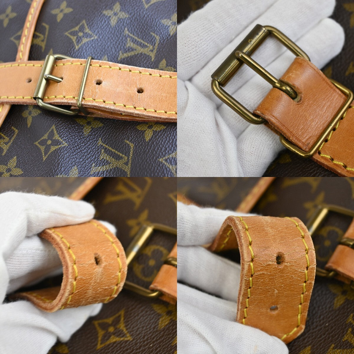 LOUIS VUITTON LV Sac Kleber Shoulder Bag Monogram Leather Brown M58122 13FB539