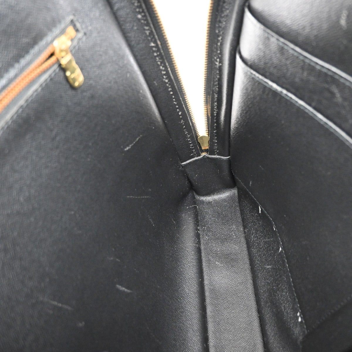 LOUIS VUITTON Porte Documents Voyage Briefcase Hand Bag Epi Black M54472 05YH375