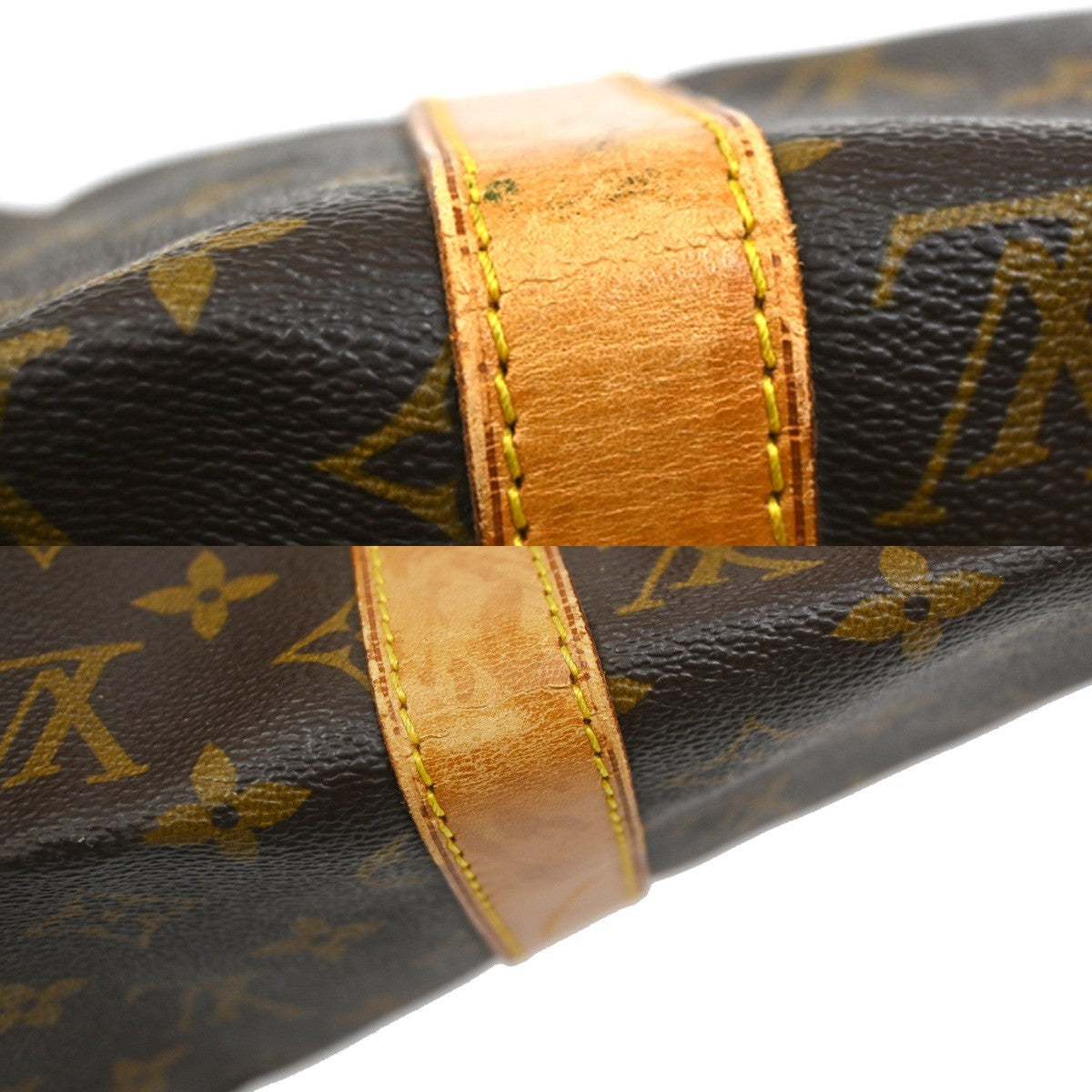 LOUIS VUITTON Keepall 50 Travel Hand Bag Monogram Leather Brown M41426 75YH895