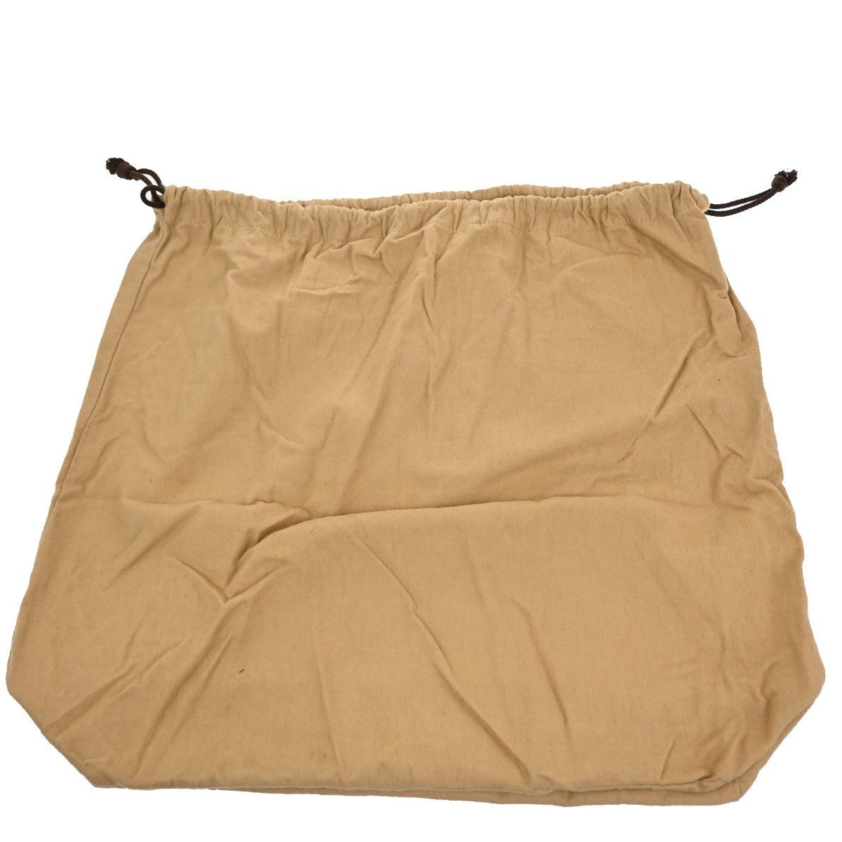 LOUIS VUITTON Logo 10 Set Dust Bag Drawstring Canvas Cotton Beige Brown 09KC113
