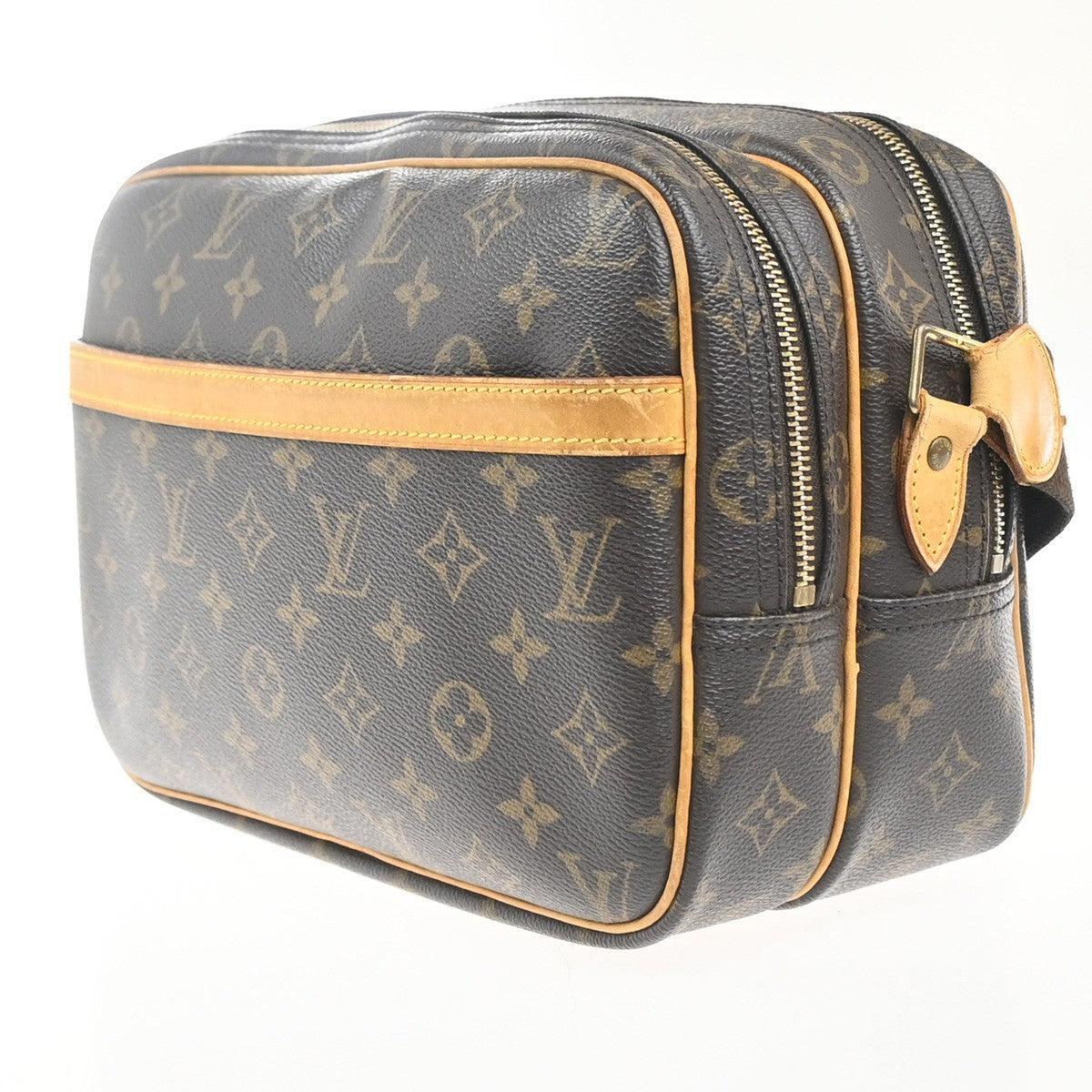 LOUIS VUITTON Reporter Crossbody Shoulder Bag Monogram Leather BN M45254 70MA418