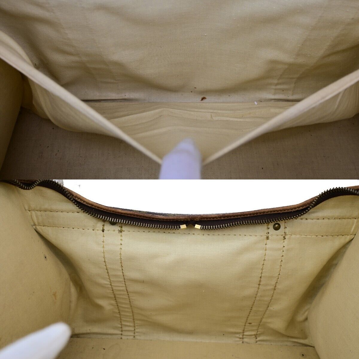 LOUIS VUITTON Sac Chasseur 40 Pet Carry Hand Bag Monogram Leather M41924 30ED099