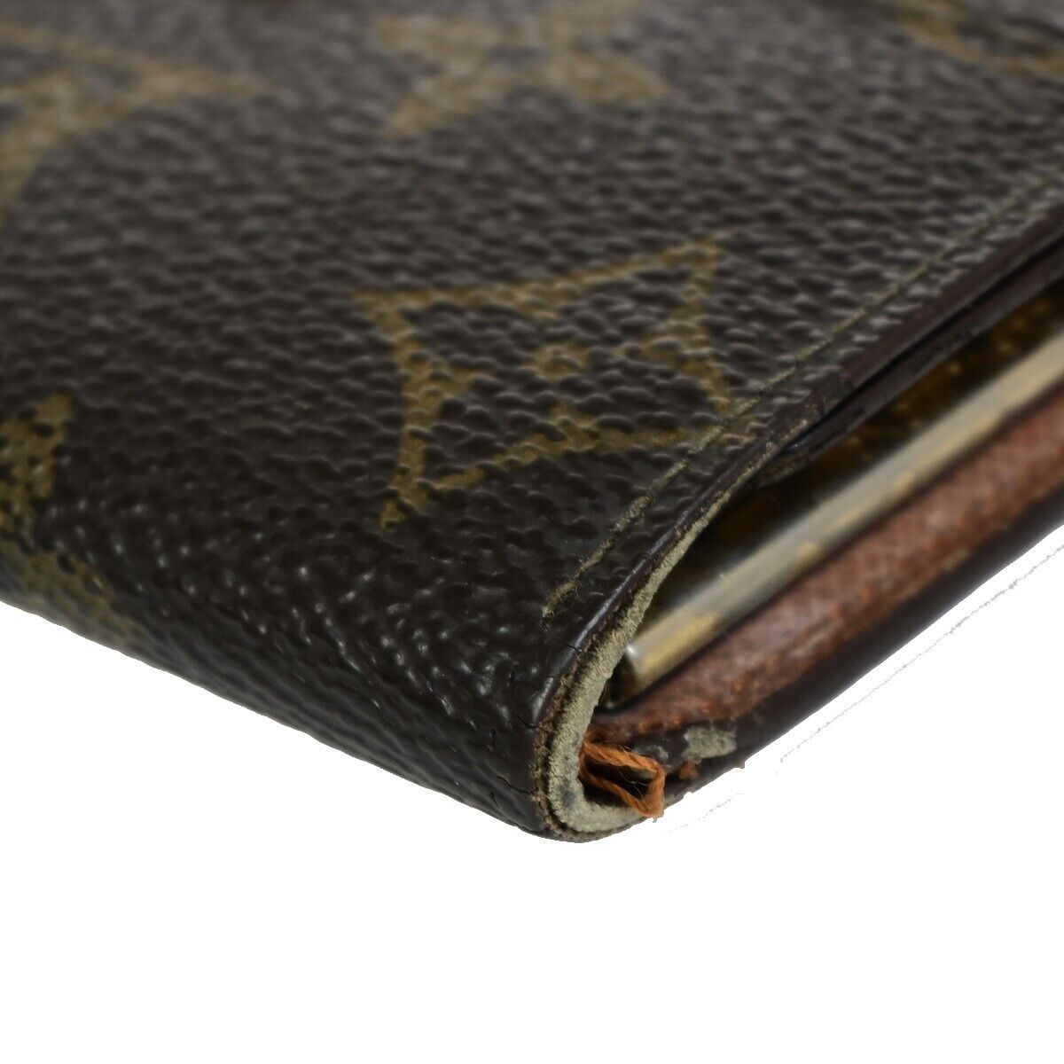 LOUIS VUITTON 5 Set Long Wallet Coin Key Case Monogram Leather Brown 35KA343