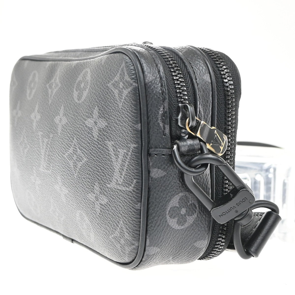 LOUIS VUITTON Alpha Wearable Shoulder Bag Monogram Eclipse Black M82542 660MA337