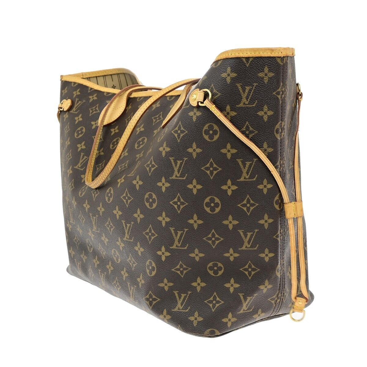 LOUIS VUITTON Neverfull GM Shoulder Tote Bag Monogram Leather BN M40157 95EE033