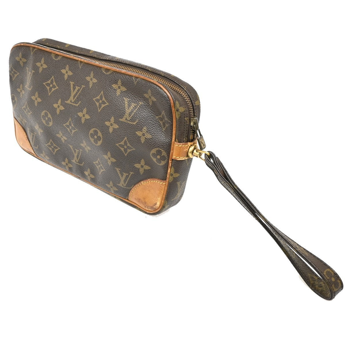 LOUIS VUITTON Marly Dragonne GM Clutch Hand Bag Monogram Brown M51825 67KC022