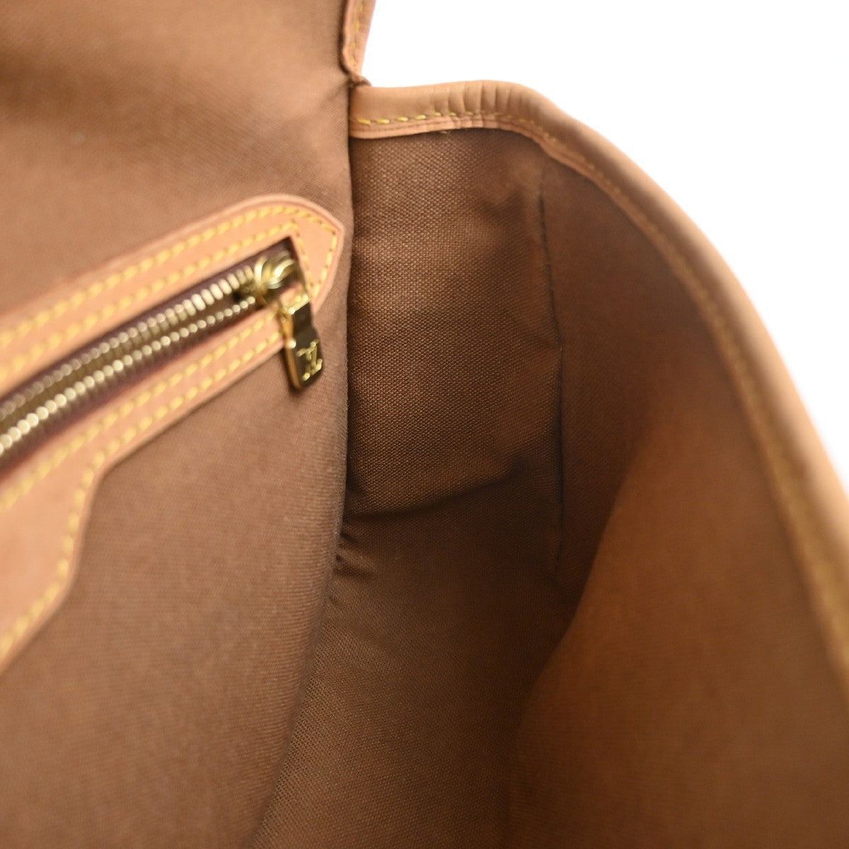 LOUIS VUITTON Sologne Shoulder Bag Monogram Leather Brown France M42250 22YJ164