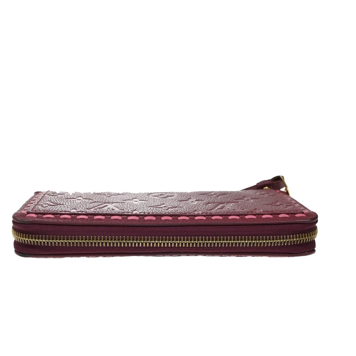 LOUIS VUITTON Zippy Wallet Long Wallet Monogram Empreinte Raisin M64803 73KB340