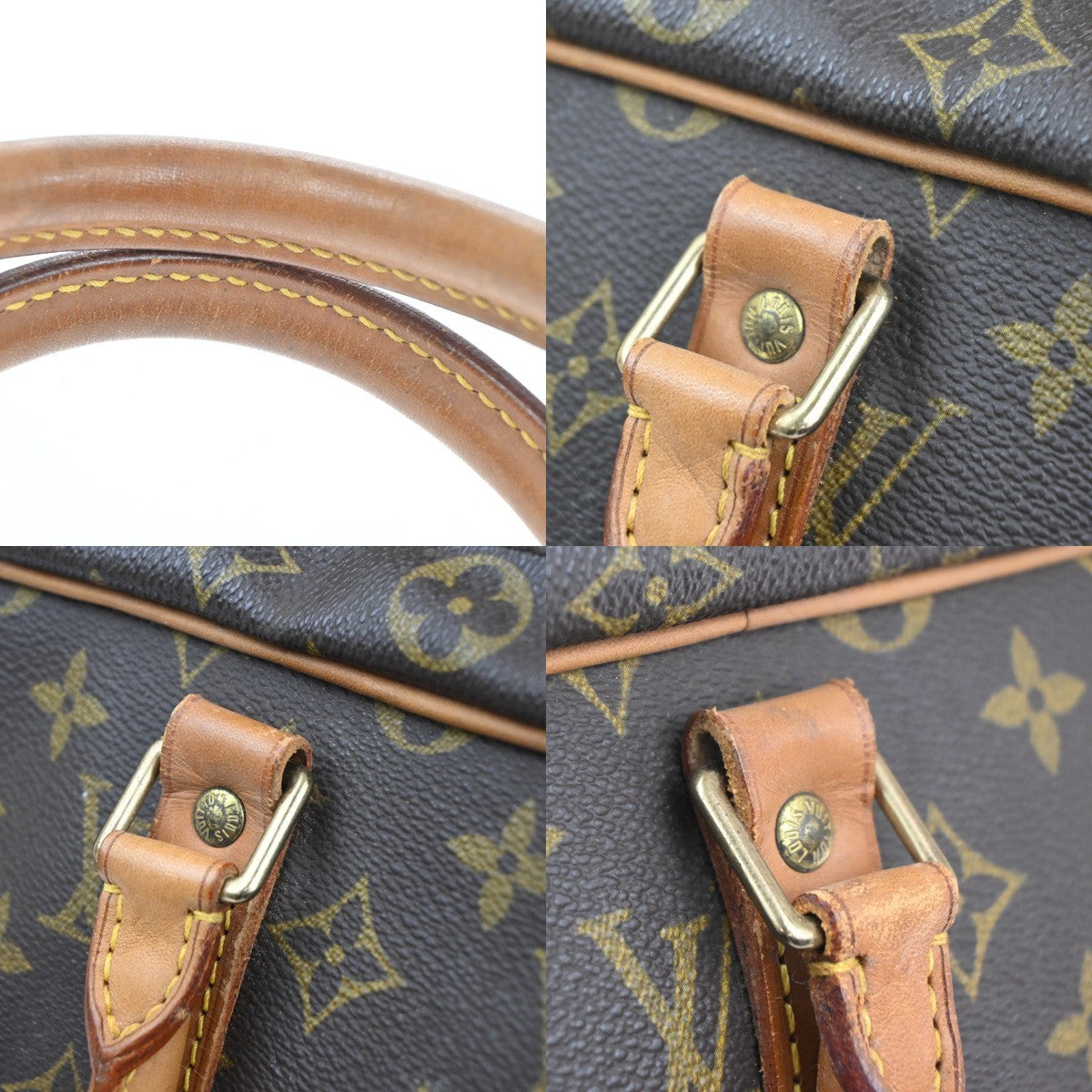 LOUIS VUITTON Sirius 45 Travel Hand Bag Monogram Leather Brown M41408 33CA805