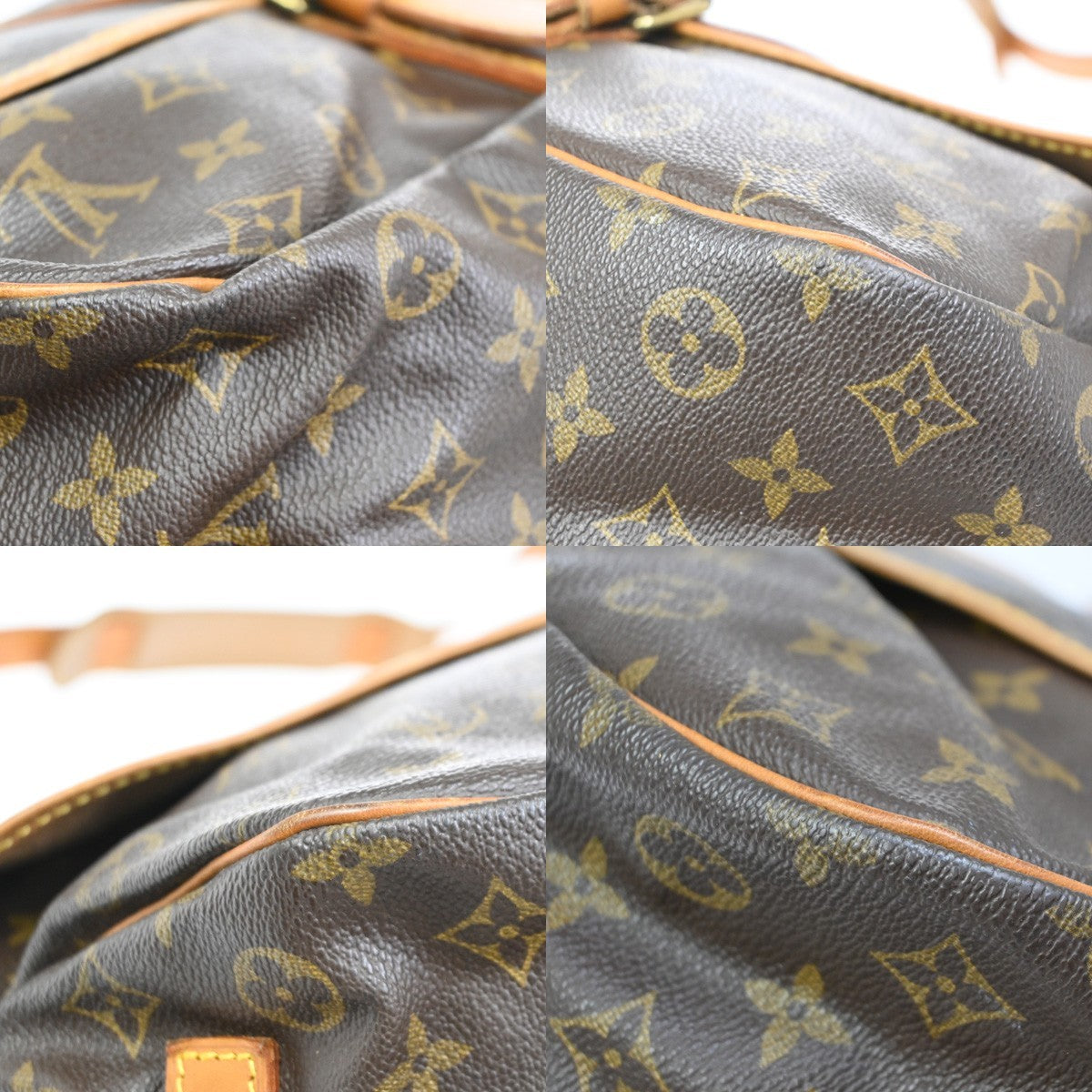 LOUIS VUITTON Saumur 35 Shoulder Bag Monogram Leather BN France M42254 78KC667