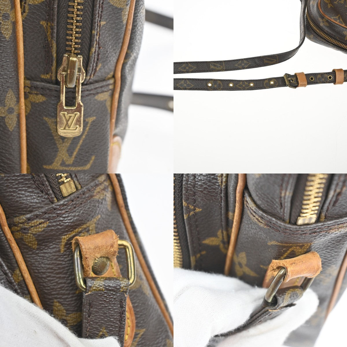 LOUIS VUITTON Amazon Crossbody Shoulder Bag Monogram Leather BN M45236 34EG393