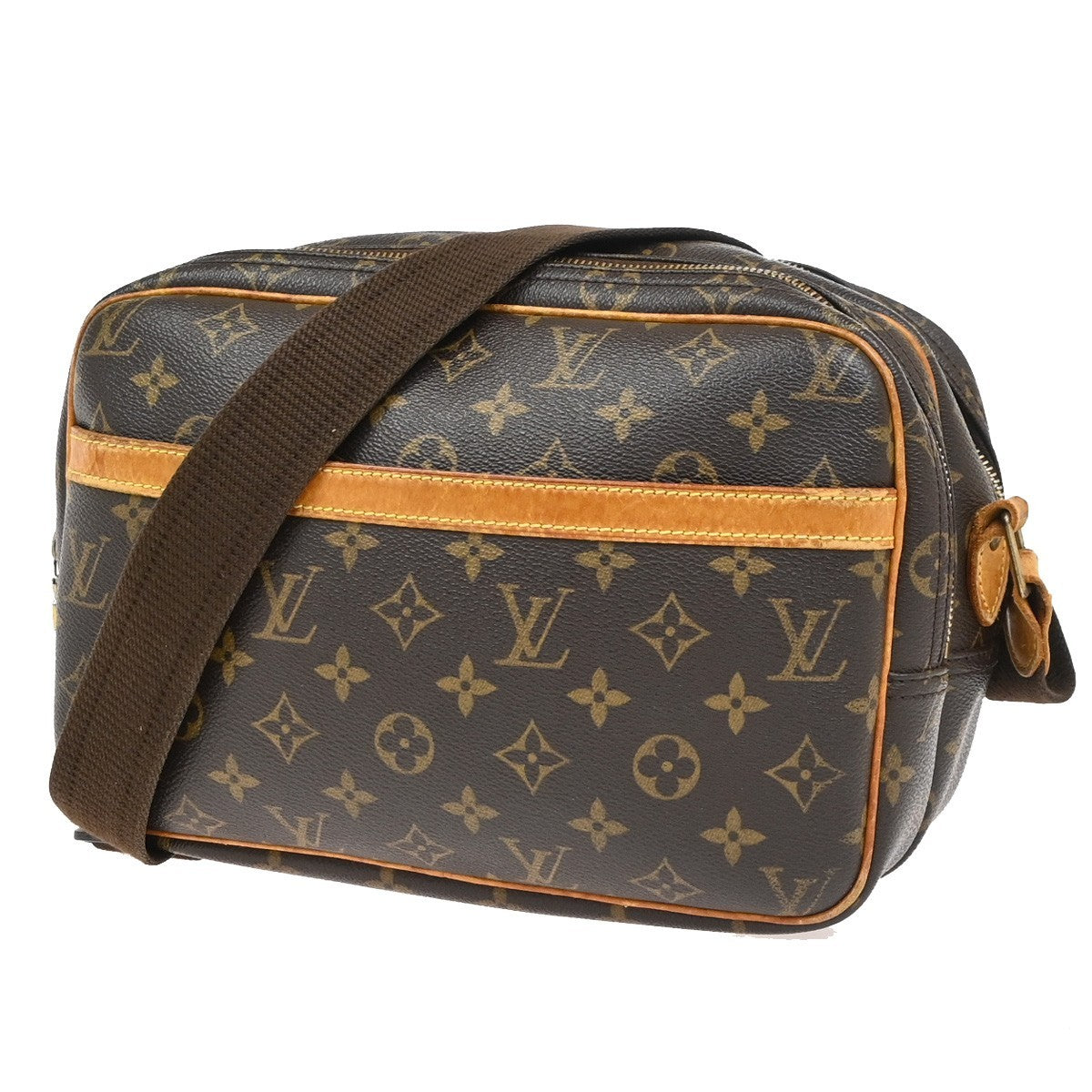 LOUIS VUITTON Reporter PM Crossbody Shoulder Bag Monogram Leather M45254 86PA057