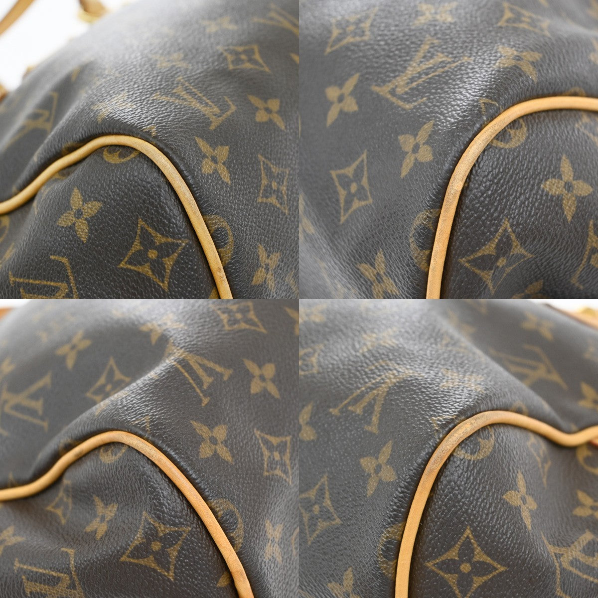 LOUIS VUITTON Montorgueil PM Shoulder Bag Monogram Leather Brown M95565 50KB423