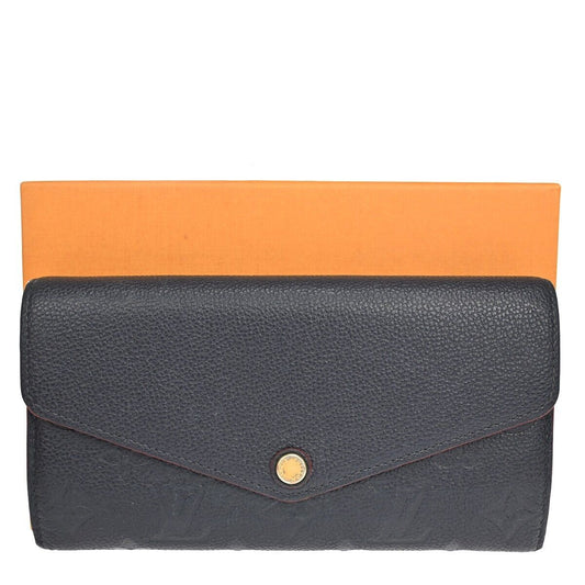 LOUIS VUITTON Portefeuille Sarah Wallet Monogram Empreinte Blue M62125 88YD970