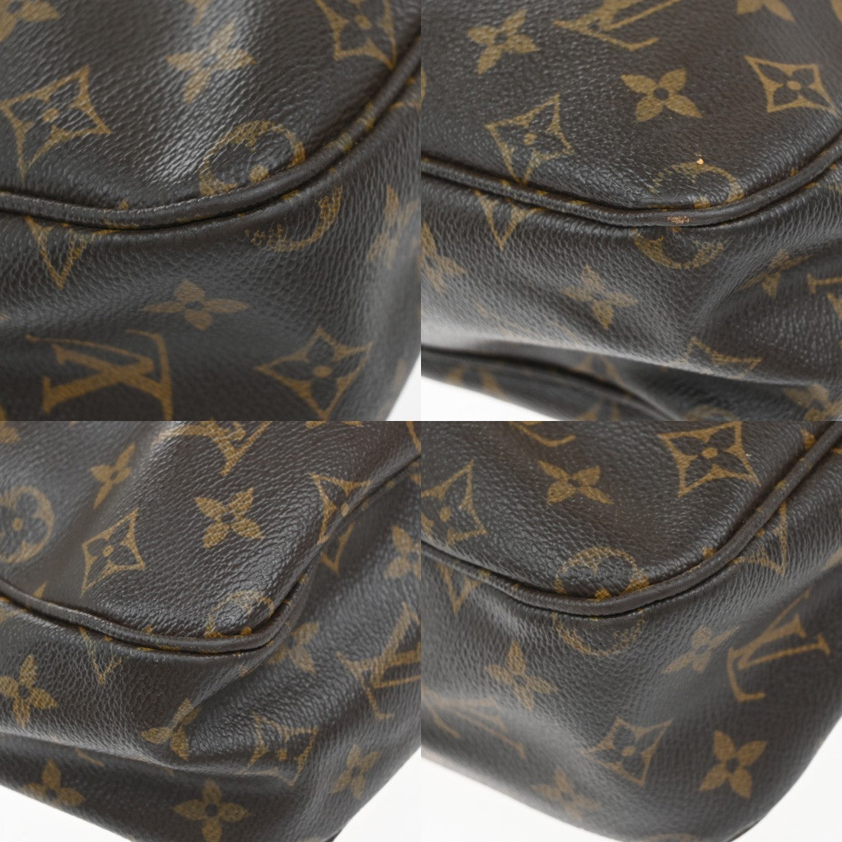 LOUIS VUITTON Sac Bosphore 2way Hand Bag Monogram Leather Brown M40043 66EF788