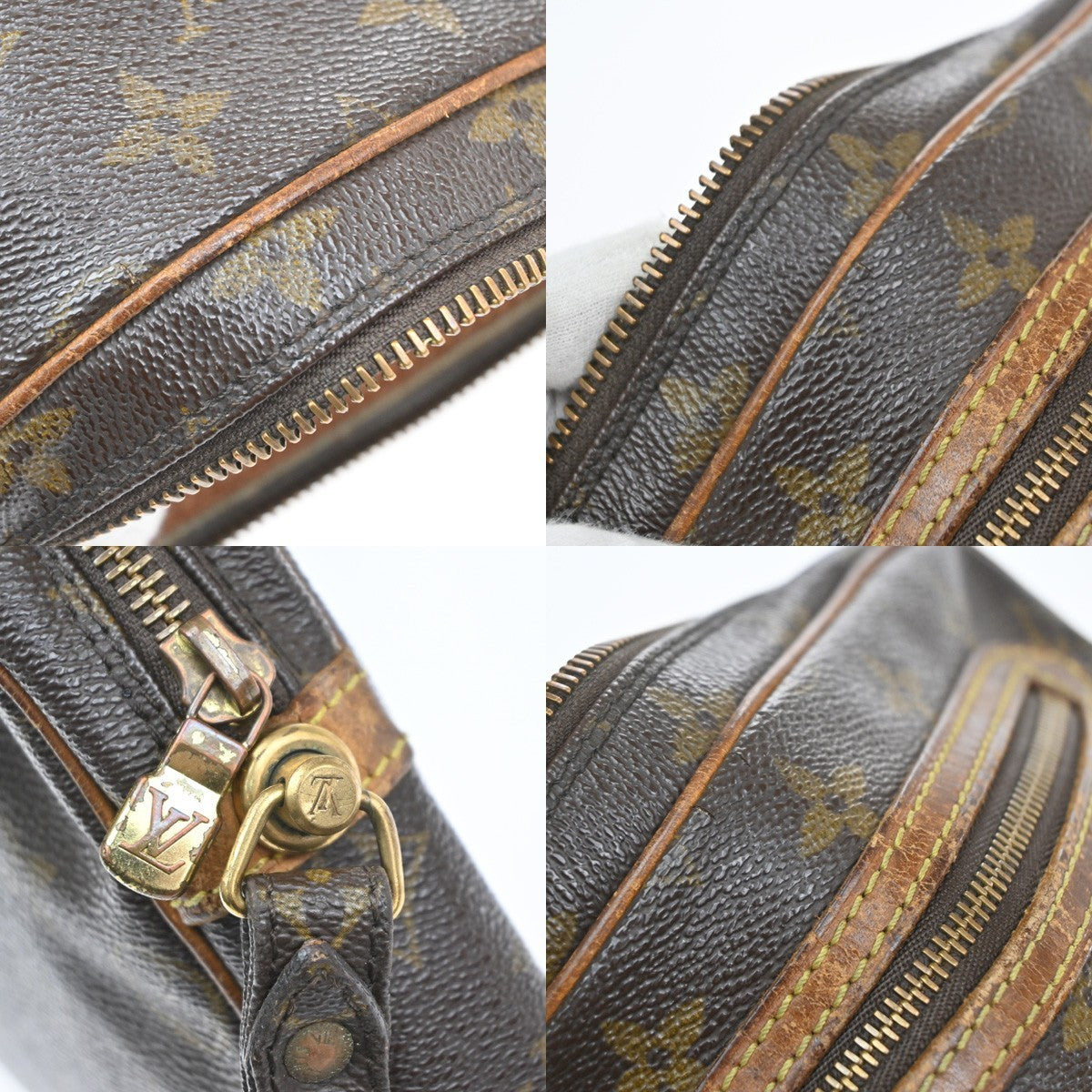 LOUIS VUITTON Marly Dragonne GM Clutch Hand Bag Monogram Brown M51825 02MA540
