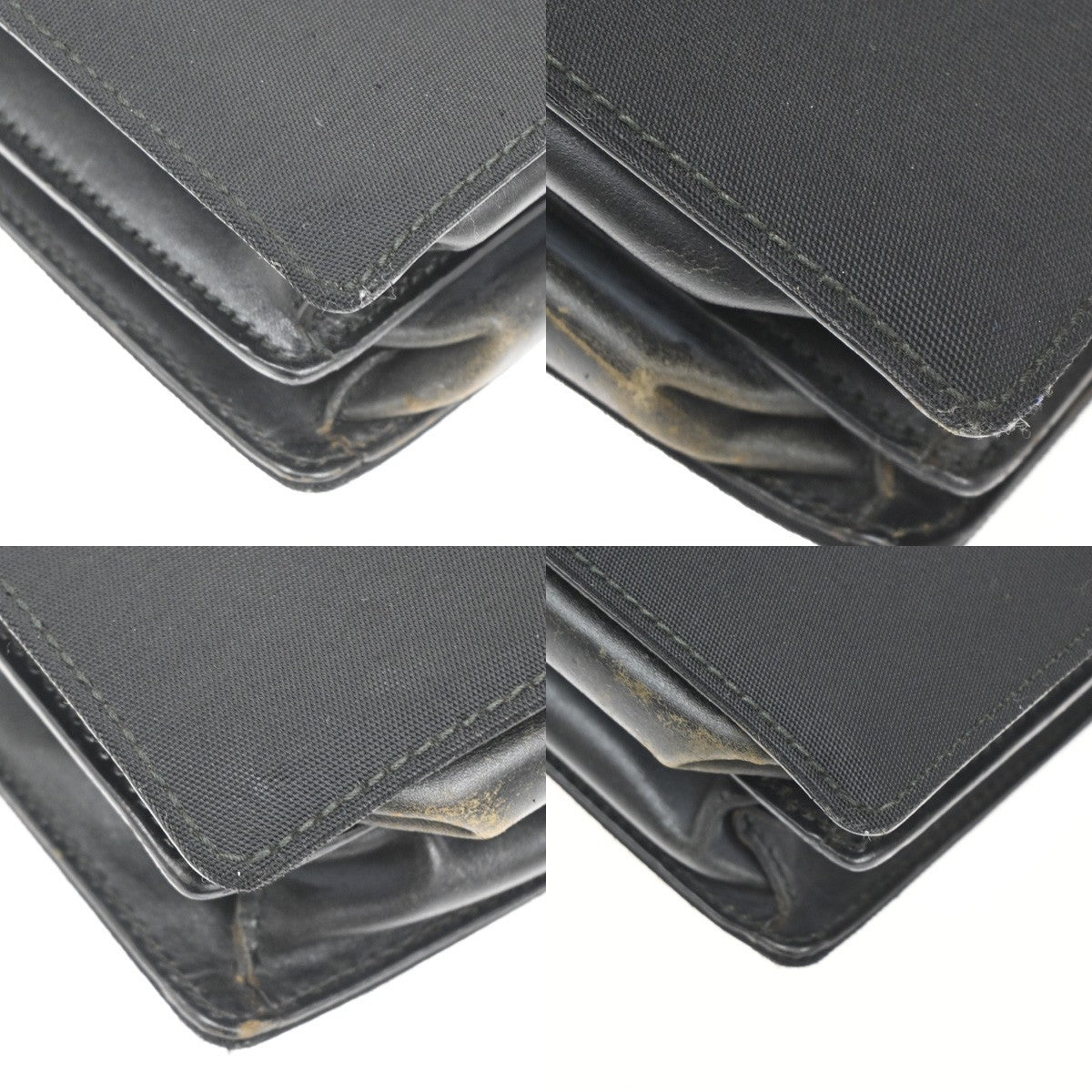 GUCCI LOGO  Top Handle Business Hand Bag Leather Black SHW Italy 09TA421