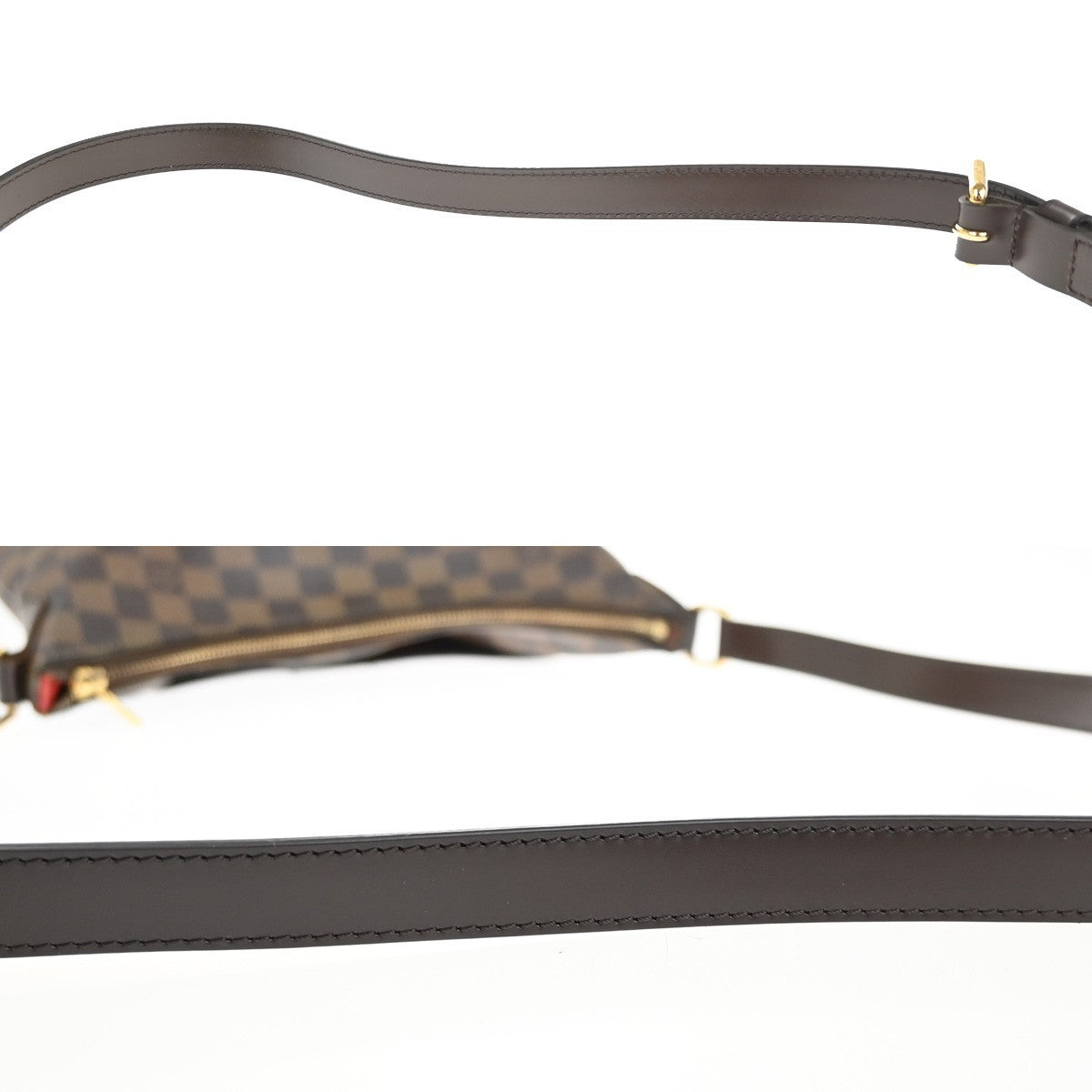 LOUIS VUITTON Bloomsbury PM Shoulder Bag Damier Leather Brown N42251 11TA477