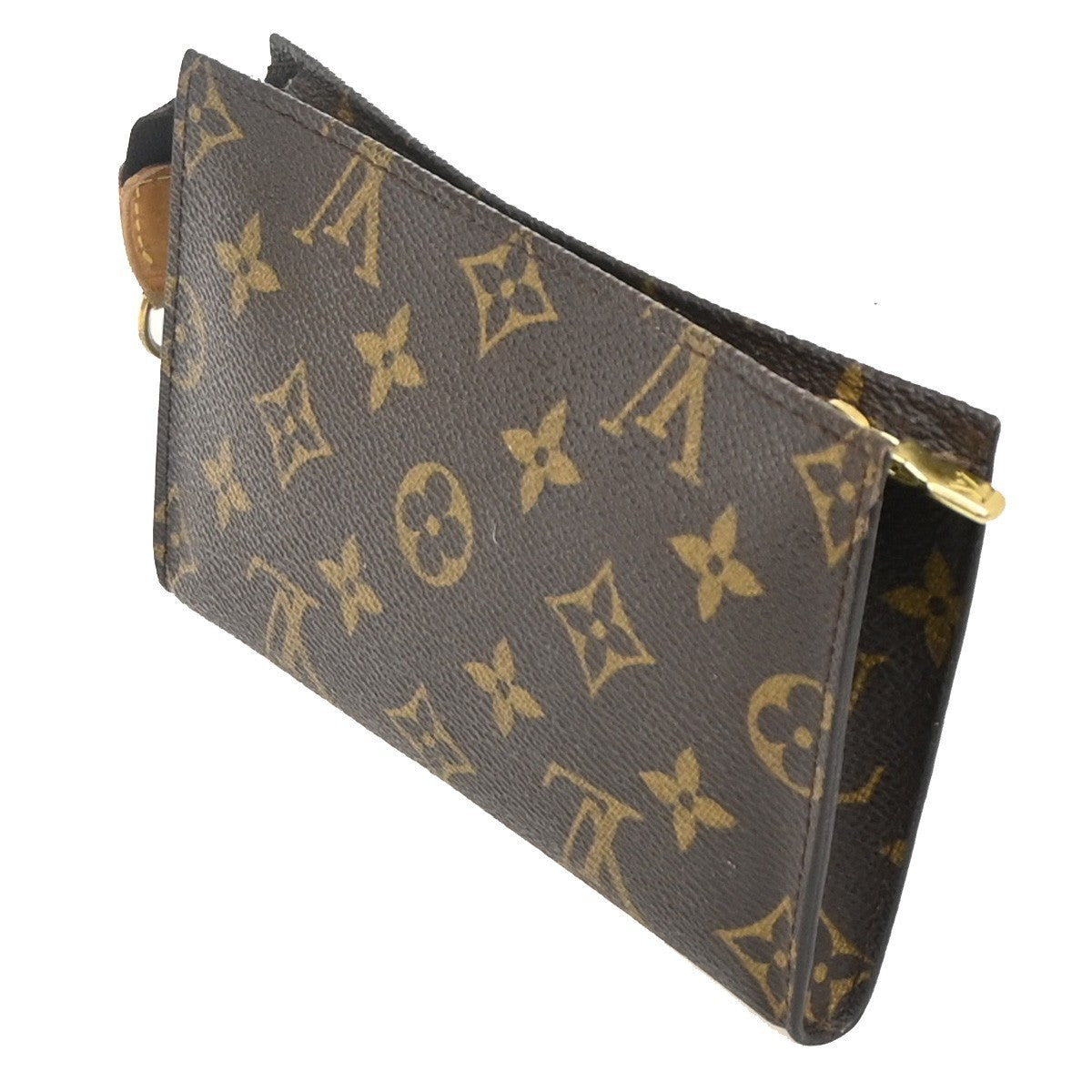 LOUIS VUITTON Poche Toilette 15 Clutch Pouch Bag Monogram Leather M47546 05KC058
