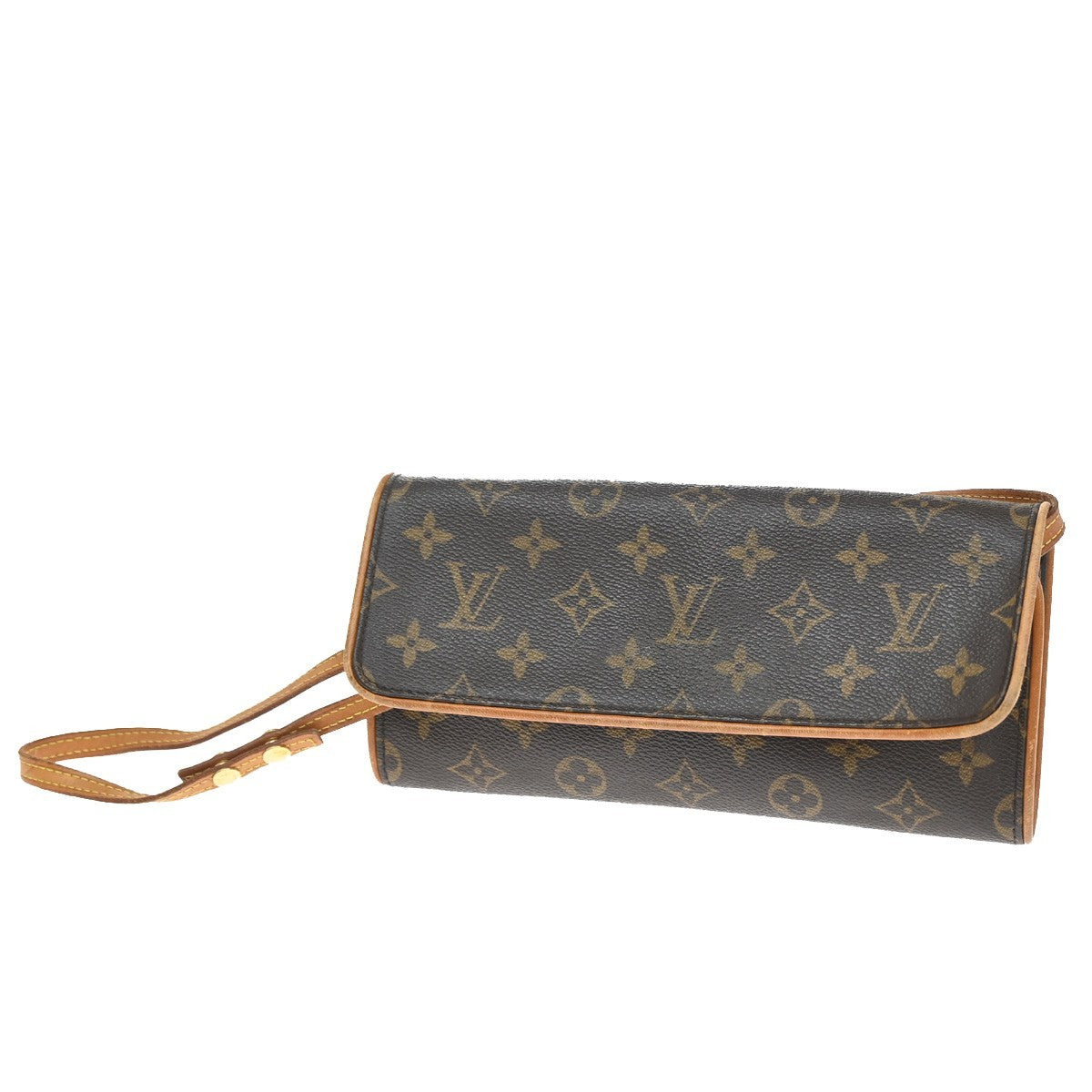 LOUIS VUITTON Pochette Twin GM 2Way Shoulder Bag Monogram Brown M51852 86SA078