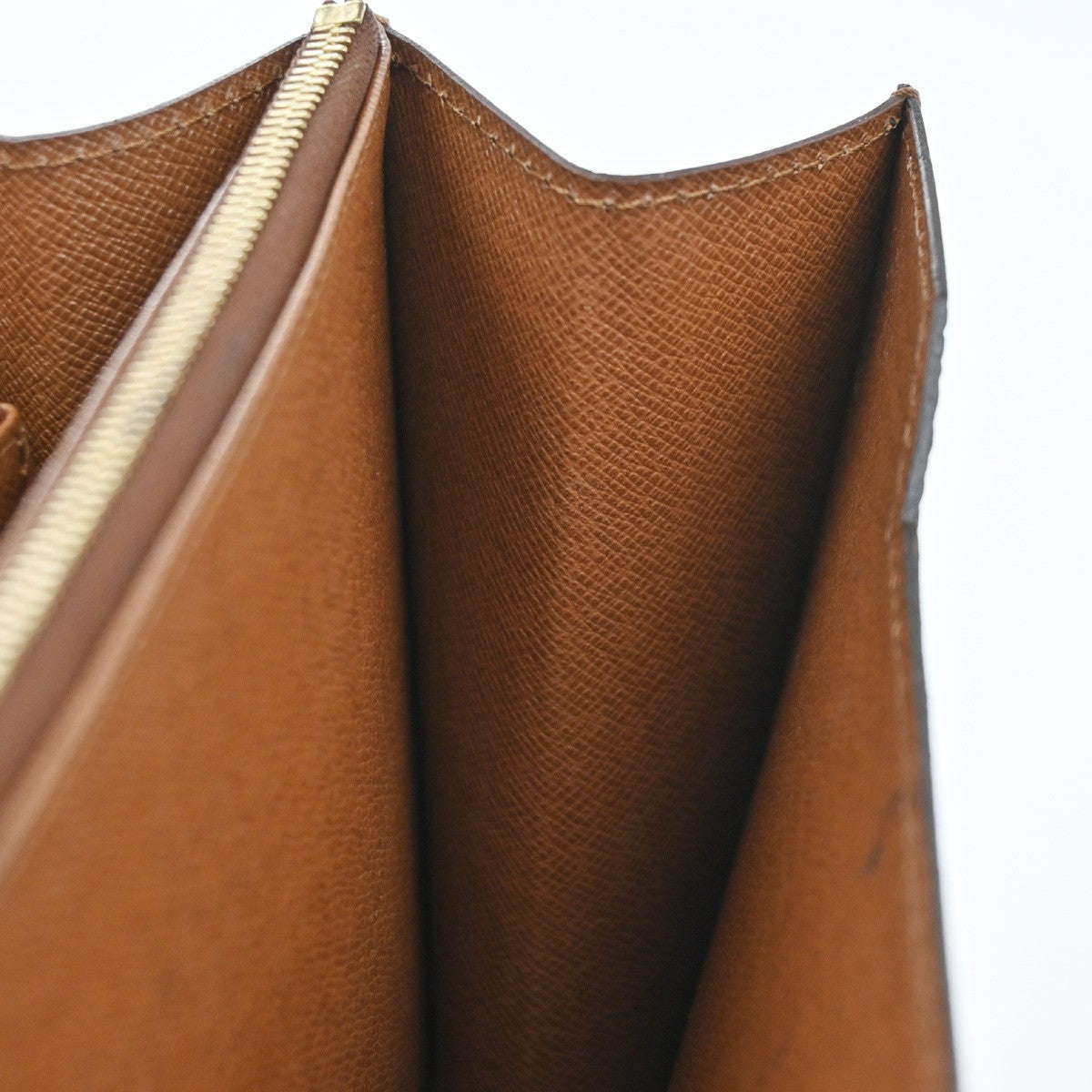 LOUIS VUITTON Concorde Hand Bag Epi Leather Brown Gold France M52133 85CA714