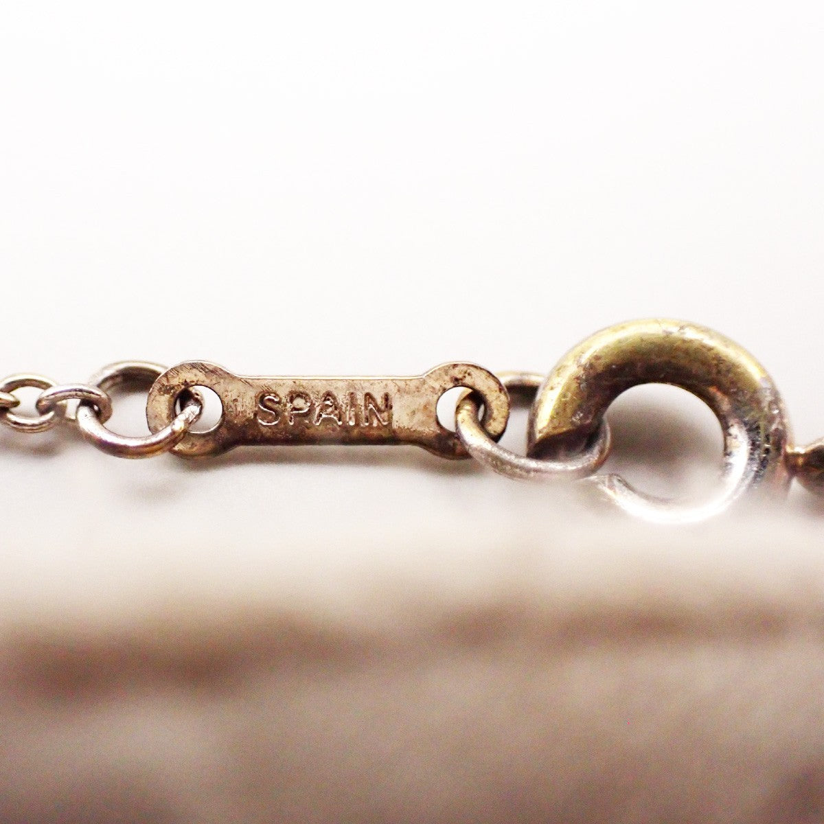 TIFFANY & CO. Open Heart 22mm Chain Necklace Silver Ag 925 Gold-Plated 01KA965