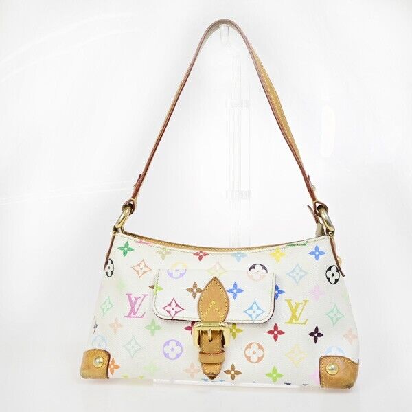 LOUIS VUITTON Eliza Shoulder Bag Monogram Multi Leather White M40098 96EB600