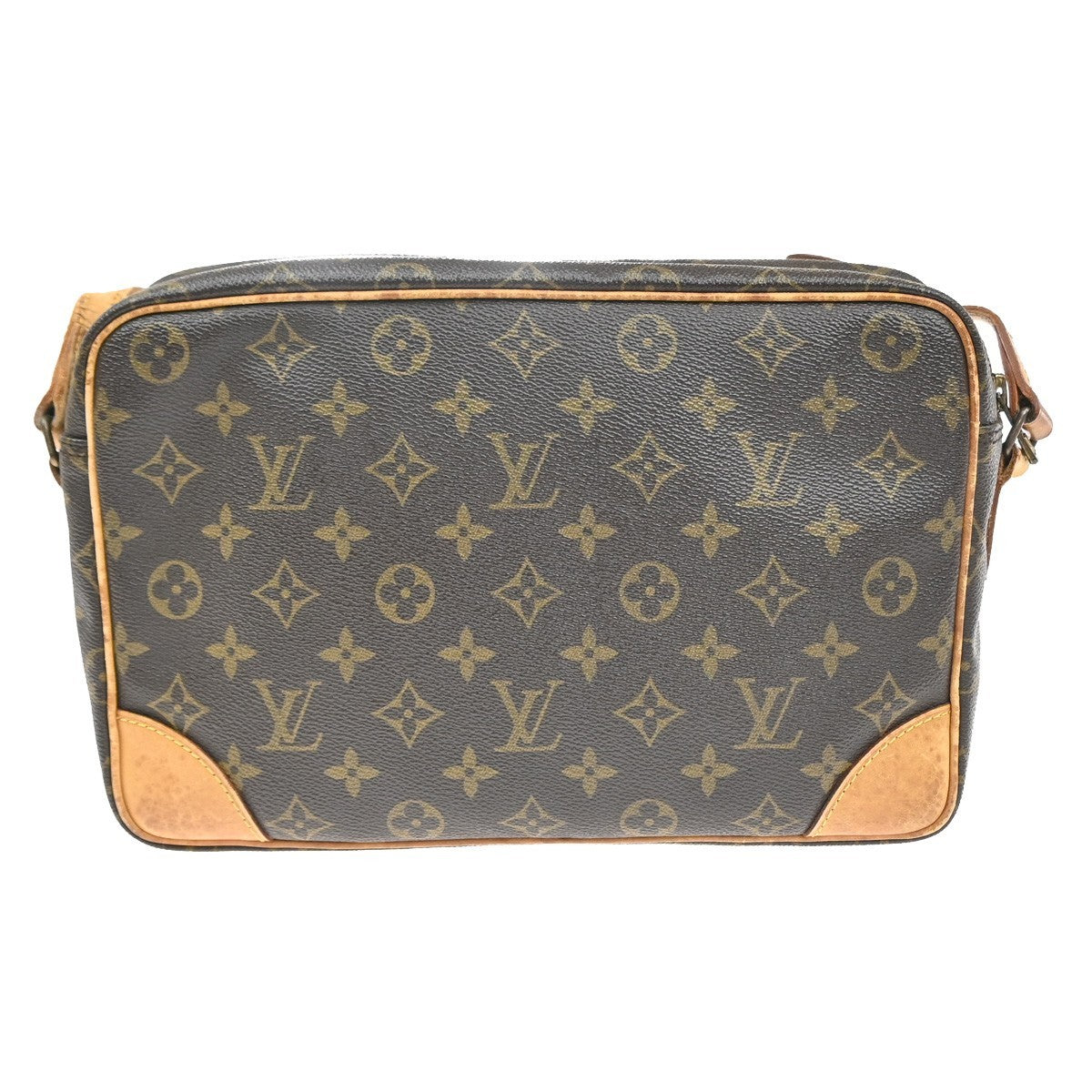 LOUIS VUITTON Trocadero 30 Shoulder Bag Monogram Leather Brown M51272 32YJ211