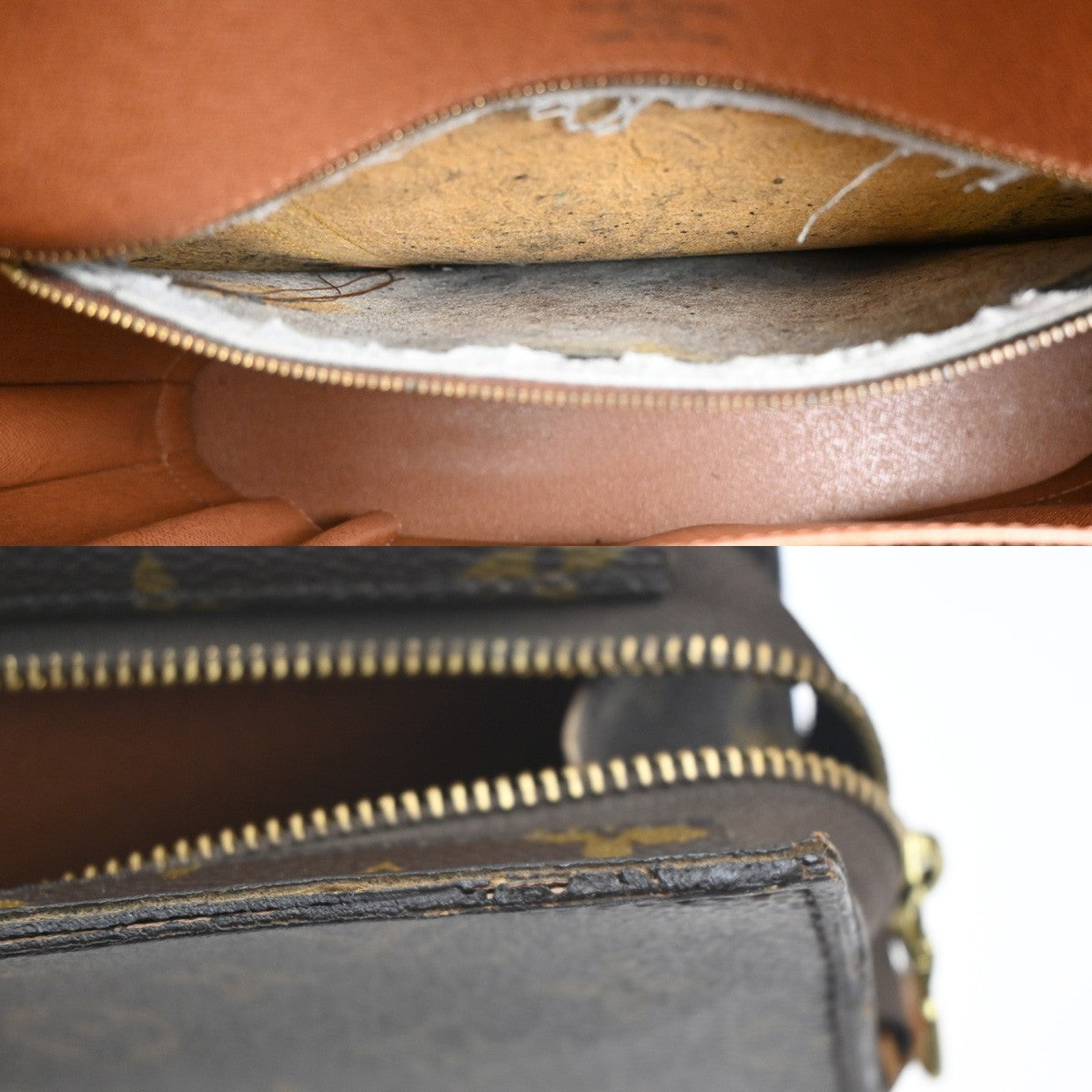 LOUIS VUITTON BABYLONE Shoulder Bag Monogram Leather Brown France M51102 32MA173