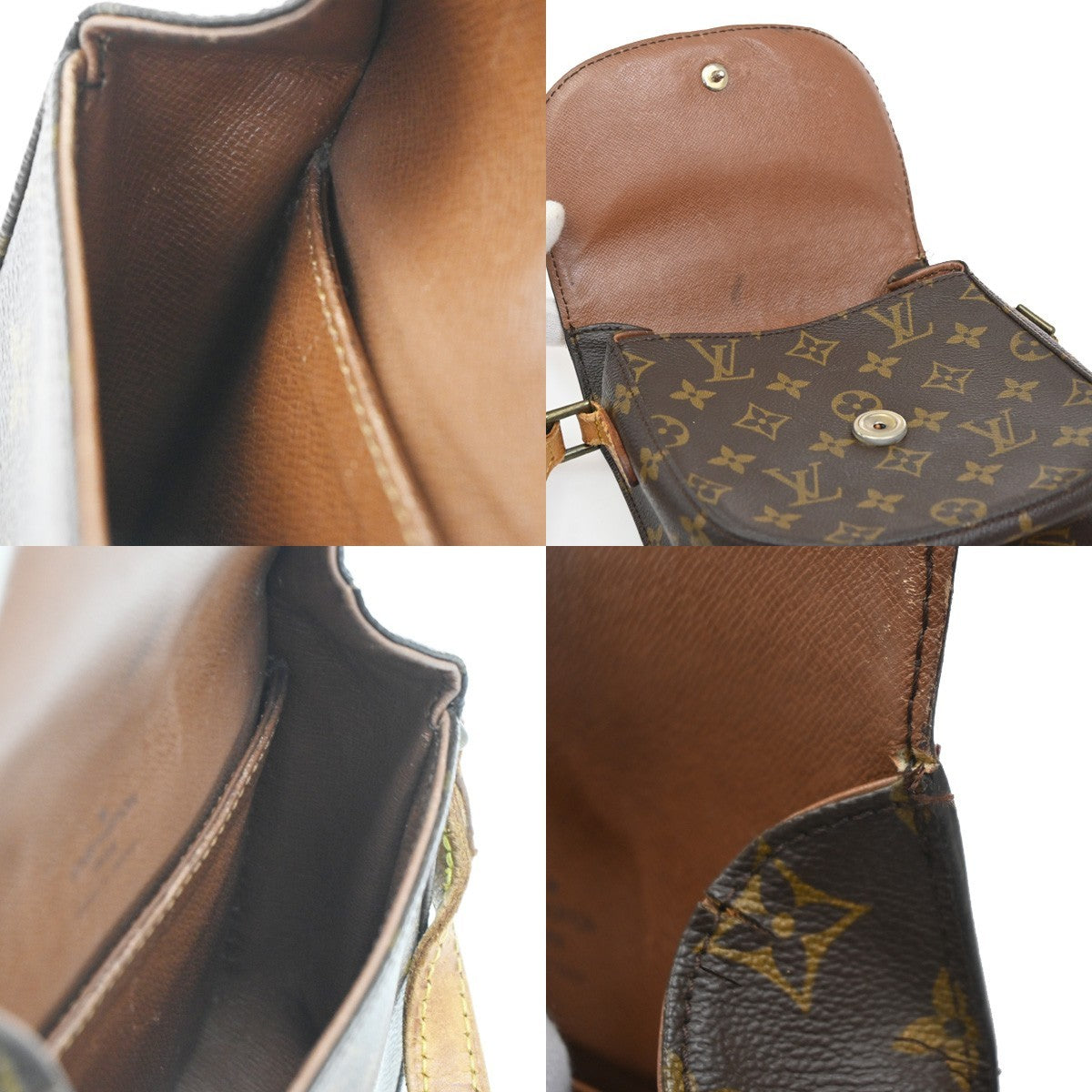 LOUIS VUITTON Mini Saint Cloud Shoulder Bag Monogram Leather BN M51244 61CA554