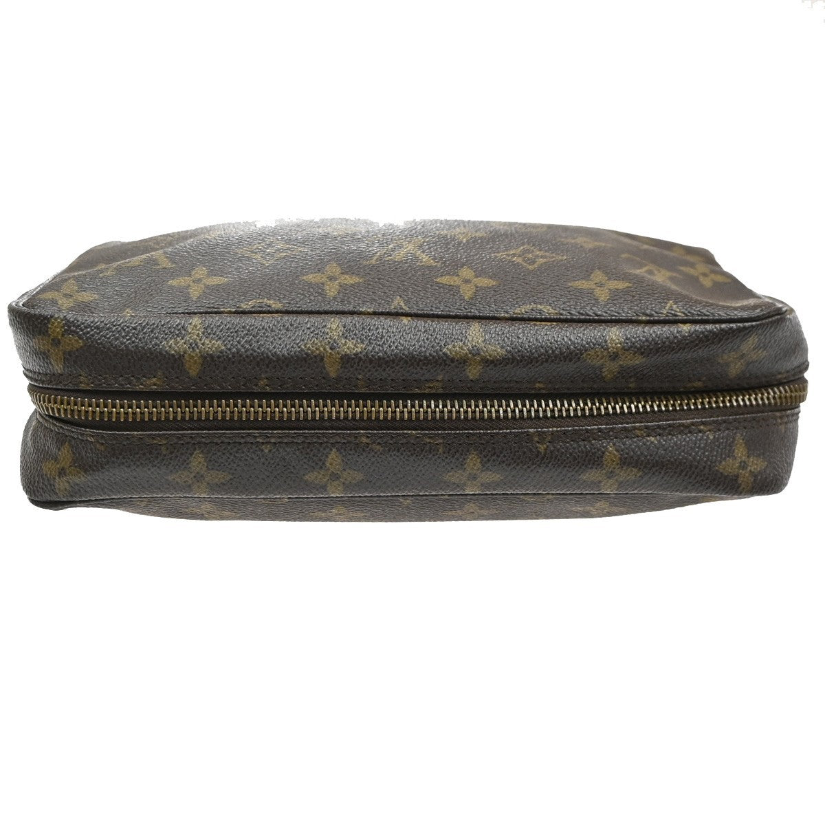 LOUIS VUITTON Trousse Toilette 23 Clutch Hand Bag Monogram Brown M47524 67SA040