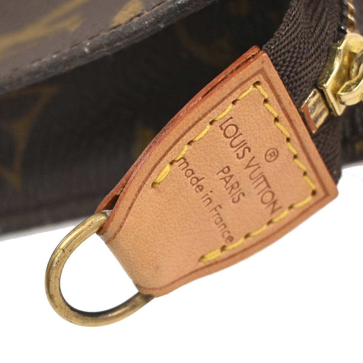 LOUIS VUITTON BUCKET GM Clutch Mini Pouch Bag Monogram Leather France 05KC734