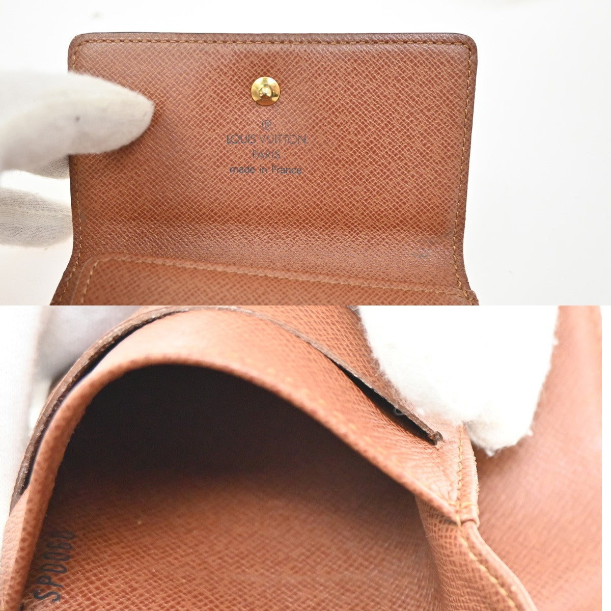 LOUIS VUITTON Porte Monnaie Billet Carte Credit Wallet Monogram M61652 07KC326