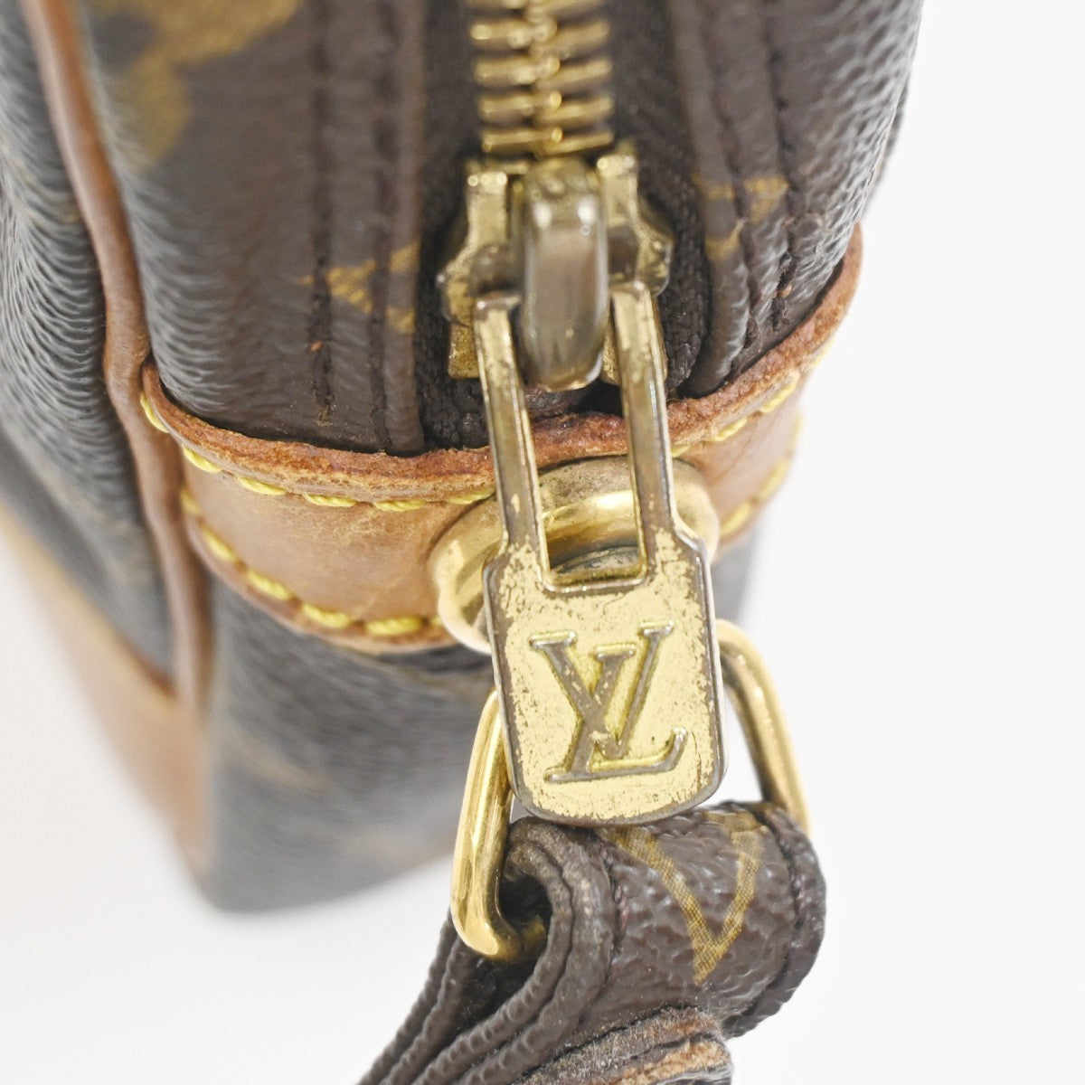 LOUIS VUITTON Marly Dragonne GM Clutch Hand Bag Monogram Brown M51825 31KC793