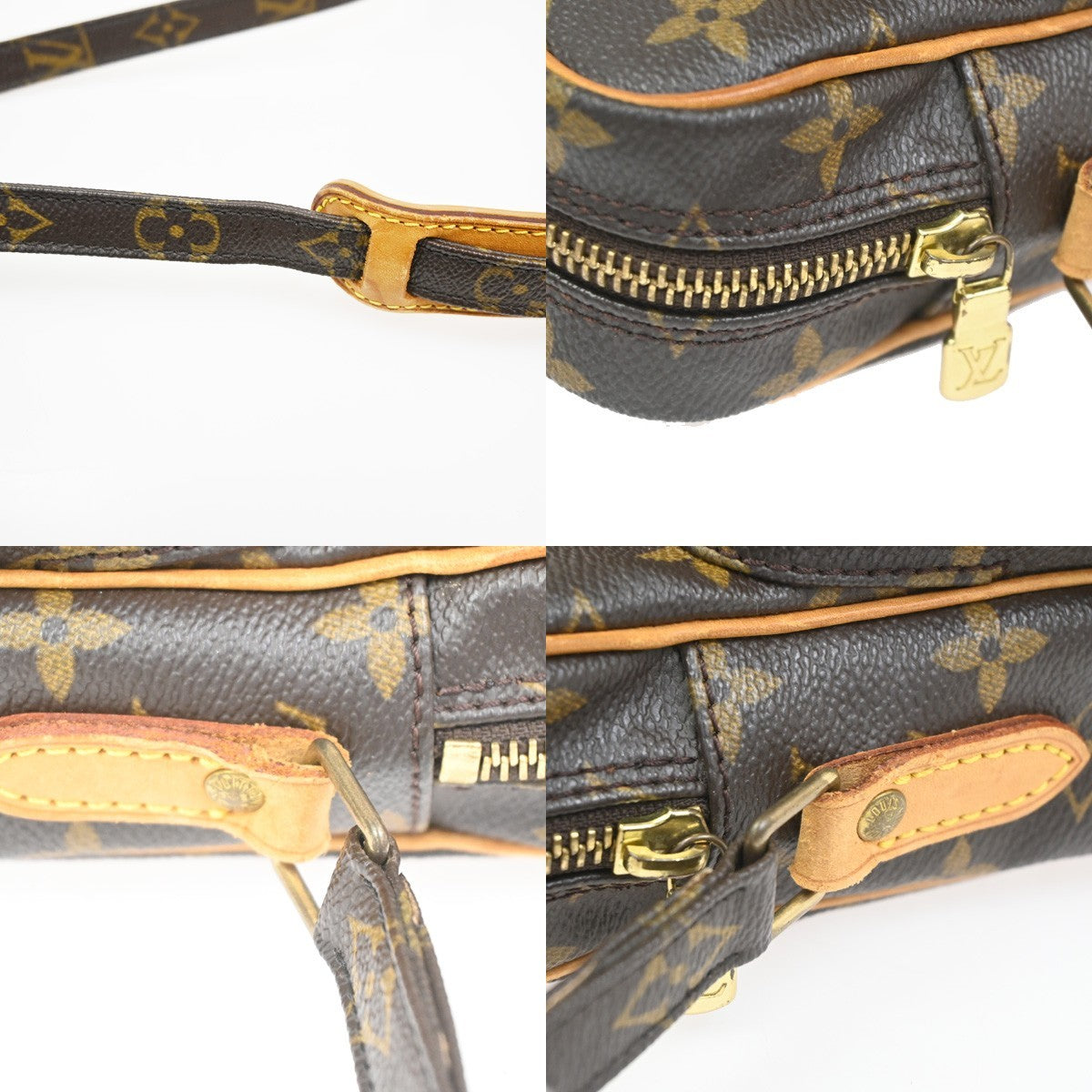 LOUIS VUITTON Amazon Crossbody Shoulder Bag Monogram Leather BN M45236 86CA743