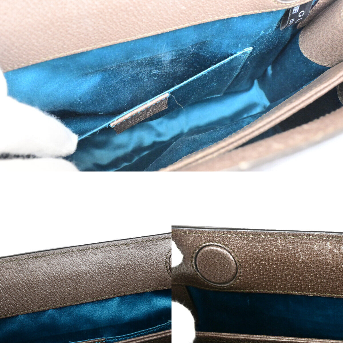 GUCCI Ophidia GG Small 2Way Chain Shoulder Bag Supreme Leather Brown 22YG619